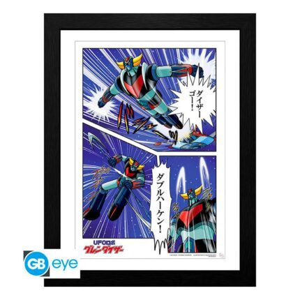 Poster encadré “Goldorak en action” – Goldorak – GB Eye - Manga Story