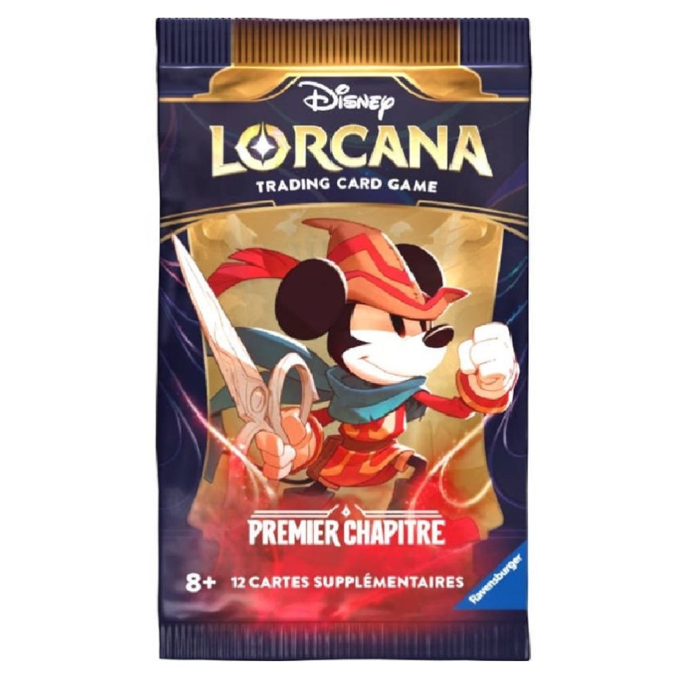 BOOSTER-De-12-Cartes-Disney-Lorcana-Premier-Chapitre-01 Booster de 12 Cartes Disney Lorcana – Premier Chapitre – Image 1