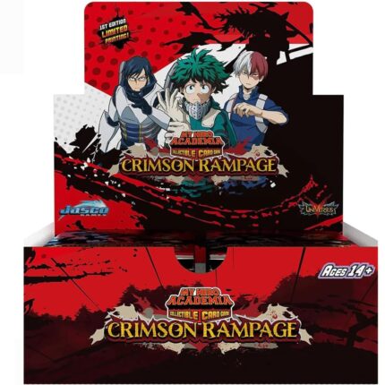 Display Anglaise My Hero Academia de 24 Boosters : Series 2 Crimson Rampage - Manga Story
