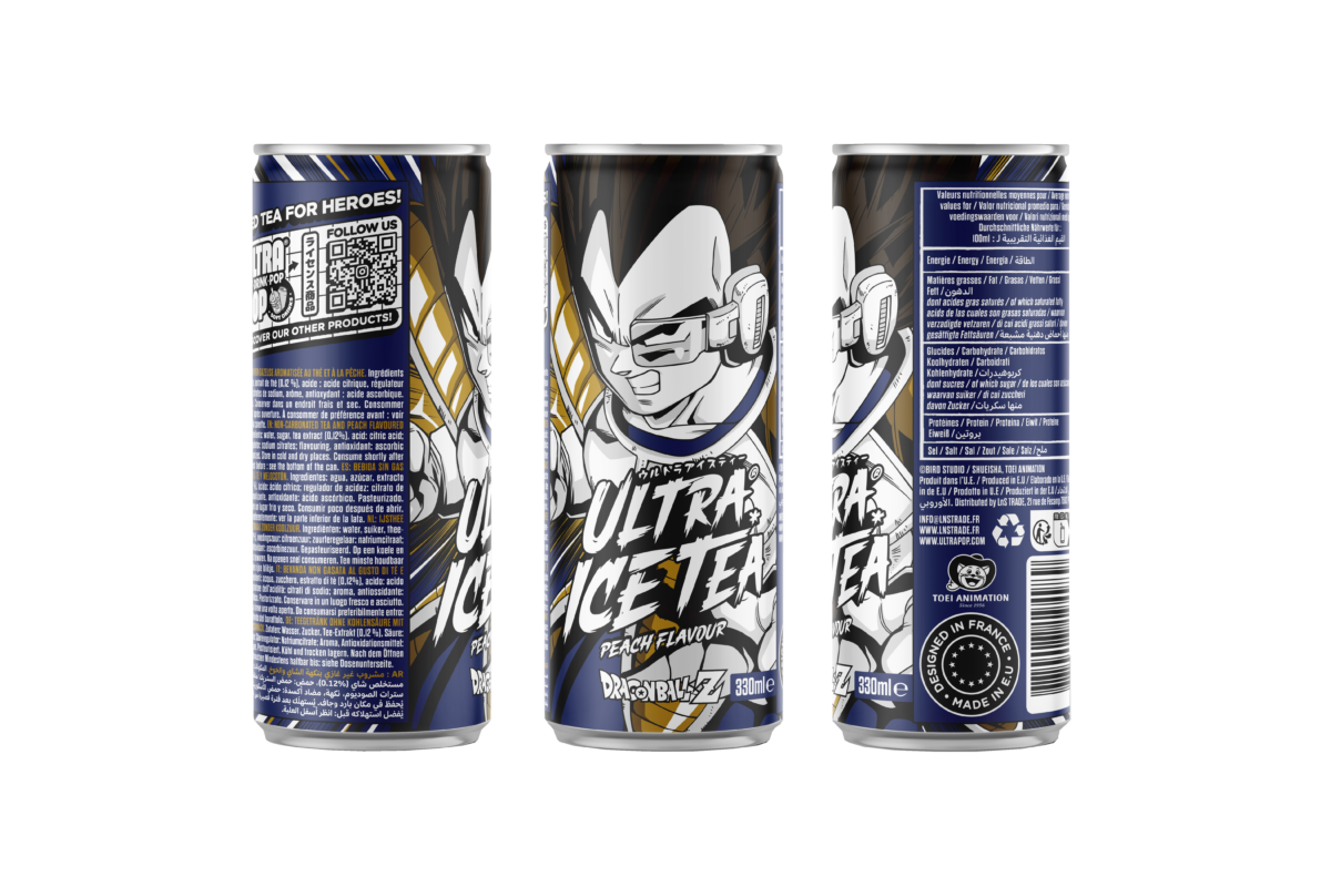 Ice Tea Pêche Vegeta (Dragon Ball Z) – Ultra Pop - Manga Story