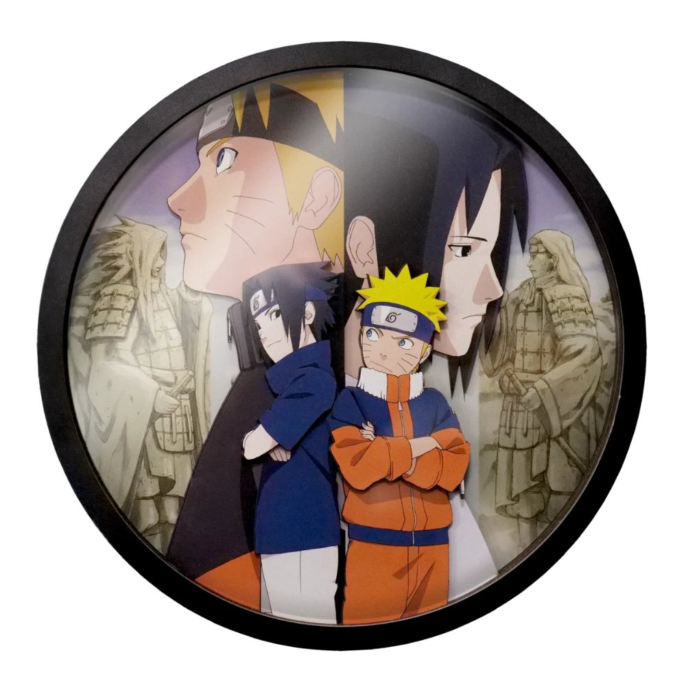 KAIGA-Cadre-3d-En-Bois-Naruto-Shippuden-Cartoon-Kingdom-01 Kaiga Cadre 3D en Bois Naruto Shippuden - Cartoon Kingdom – Image 1