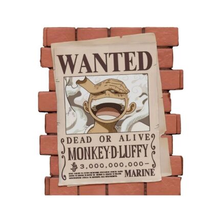 Tirelire Wanted Luffy One Piece – Plastoy - Manga Story