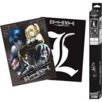 Set 2 Posters Chibi 52x38 L & Groupe - Death Note - ABYstyle