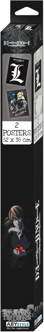 Set 2 Posters Chibi 52x38 L & Groupe - Death Note - ABYstyle – Image 4
