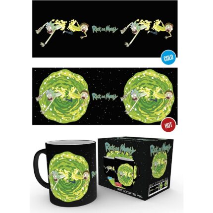 Mug Heat Change 320ml Portal – Rick and Morty – ABYstyle - Manga Story
