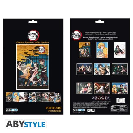 Portfolio 9 posters Saison 1 – Demon Slayer – ABYstyle - Manga Story