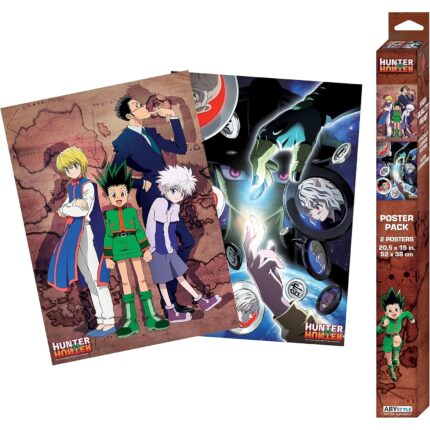 Set 2 Posters Chibi 52×38 – Hunter x Hunter – ABYstyle - Manga Story
