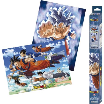 Set 2 Posters Chibi 52×38 Goku & Amis – Dragon Ball Super – ABYstyle - Manga Story