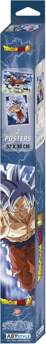 Set 2 Posters Chibi 52x38 Goku & Amis - Dragon Ball Super - ABYstyle – Image 4