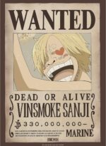 Set 2 Posters Chibi 52x38 Wanted Zoro & Sanji - One Piece - ABYstyle – Image 2