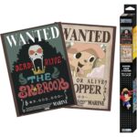 Set 2 Posters Chibi Wanted Chopper & Brook - One Piece - ABYstyle
