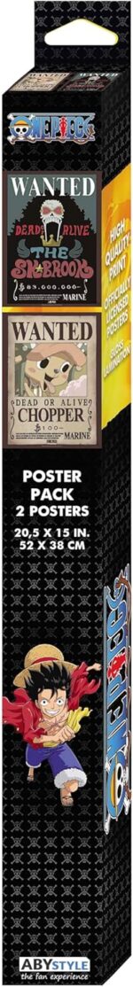 Set 2 Posters Chibi Wanted Chopper & Brook - One Piece - ABYstyle – Image 4