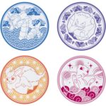 Set de 4 Assiettes Style Japonais - Pokémon - Abysse Corp