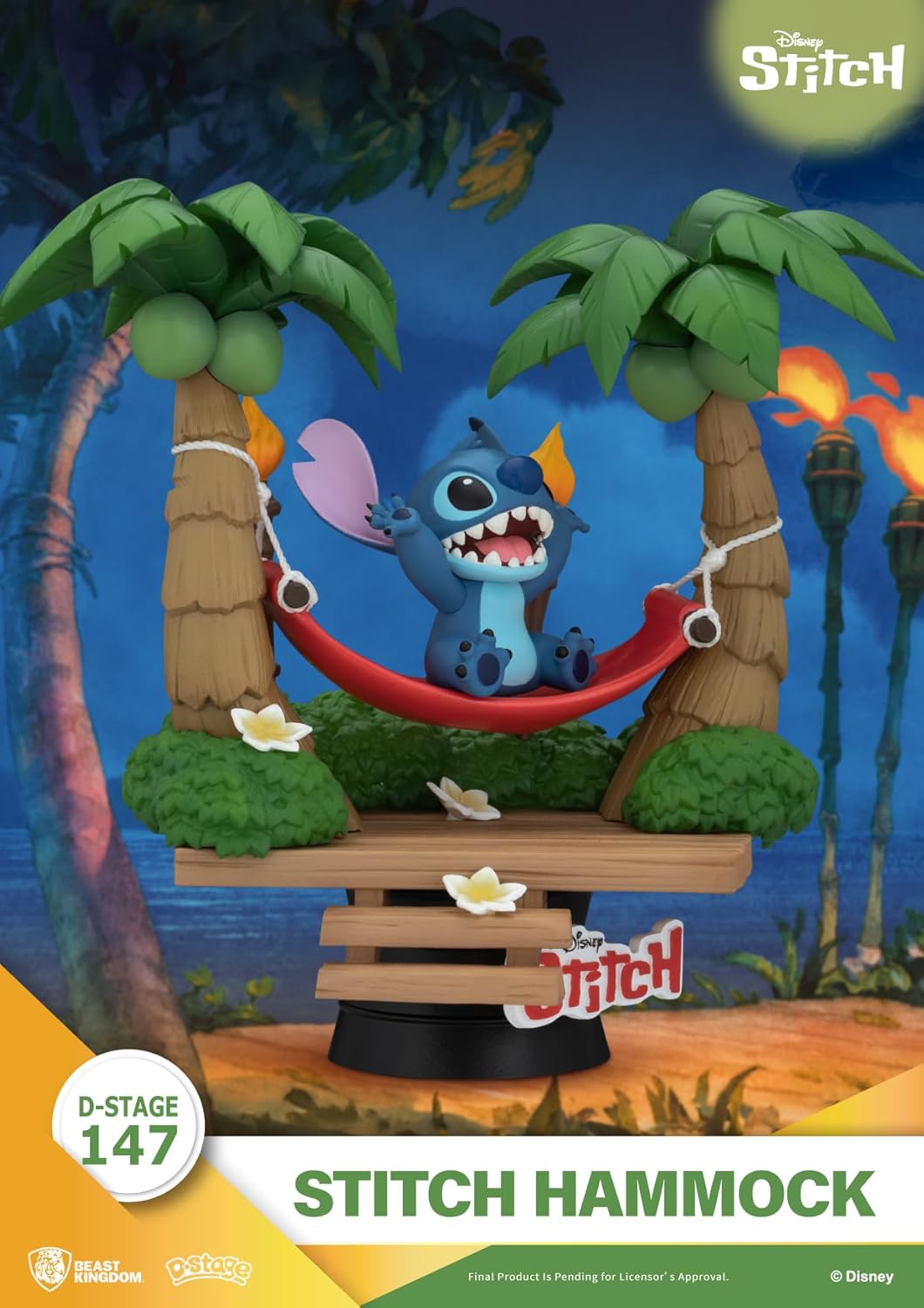 Stitch Hammock Lilo et Stitch D-stage 147 - Disney - Beast Kingdom – Image 8