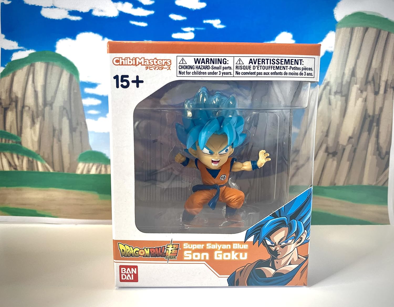 Super Saiyan Blue Son Goku Chibi Masters - Dragon Ball Super - Bandai – Image 2