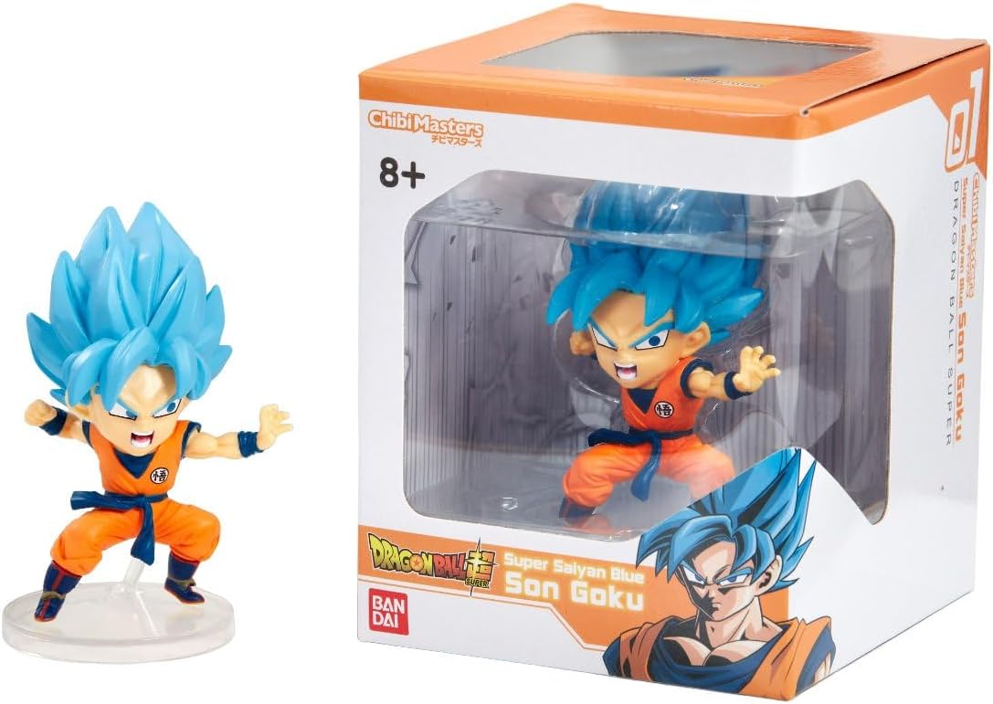 Super Saiyan Blue Son Goku Chibi Masters - Dragon Ball Super - Bandai – Image 3