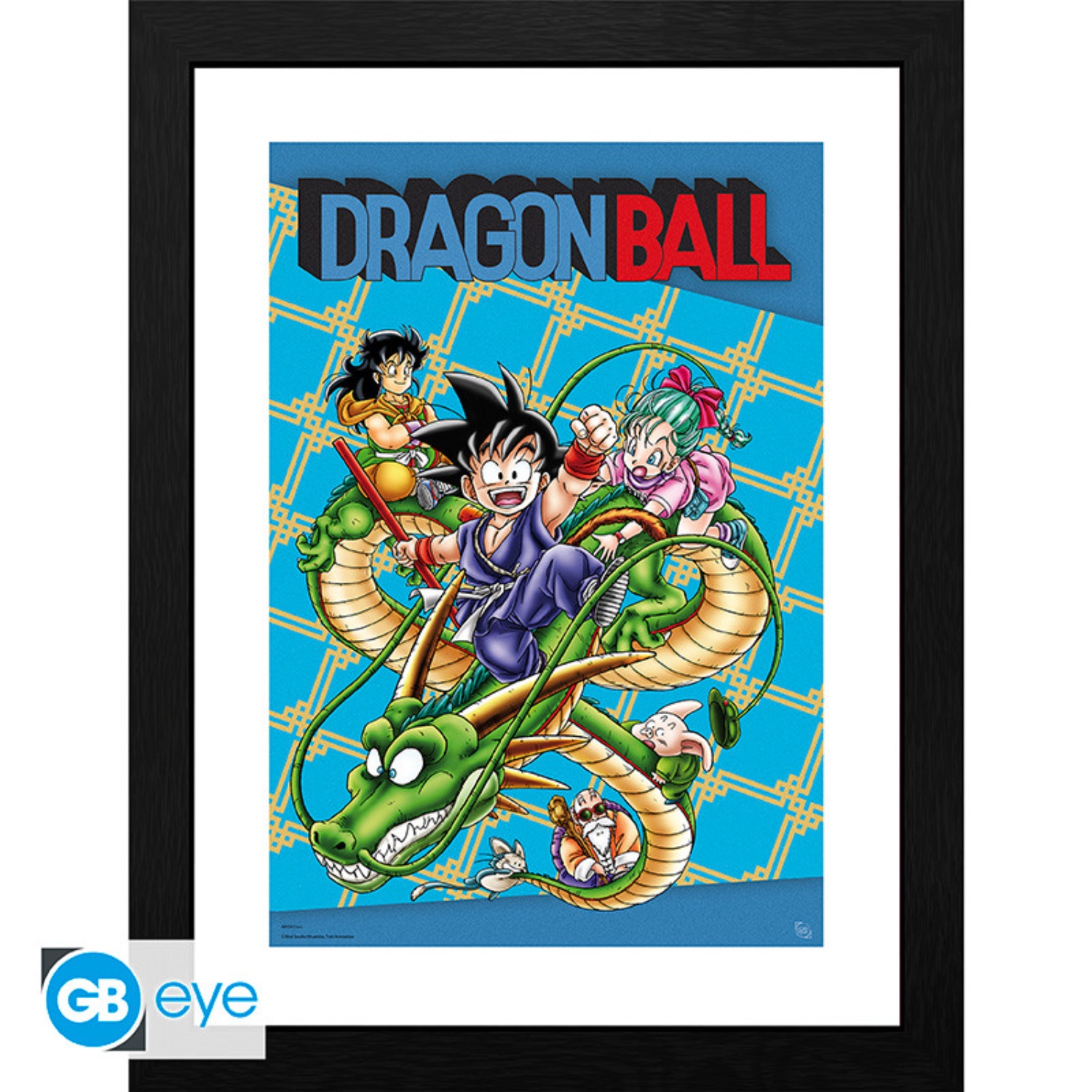 tirage_encadre_couverture_dragon_ball_30x40-abystyle Tirage encadré Couverture Dragon Ball 30x40 - ABYstyle – Image 1