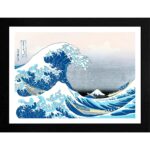 Tirage encadré Grande Vague 30x40 - Hokusai - ABYstyle