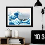 Tirage encadré Grande Vague 30x40 - Hokusai - ABYstyle – Image 7