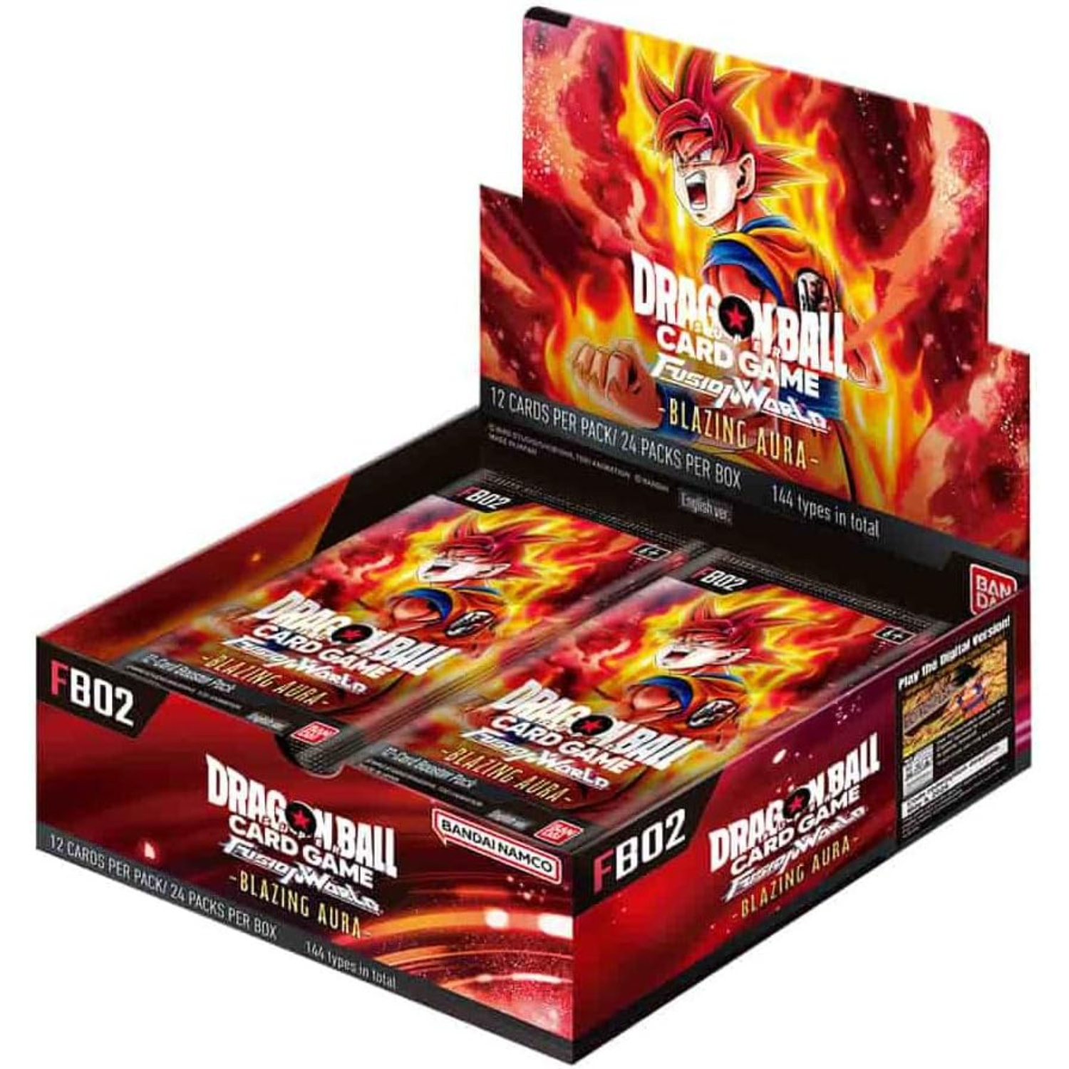 Dragon Ball Super Fusion World - Display de 24 boosters FB02 : Blazing Aura – Image 1