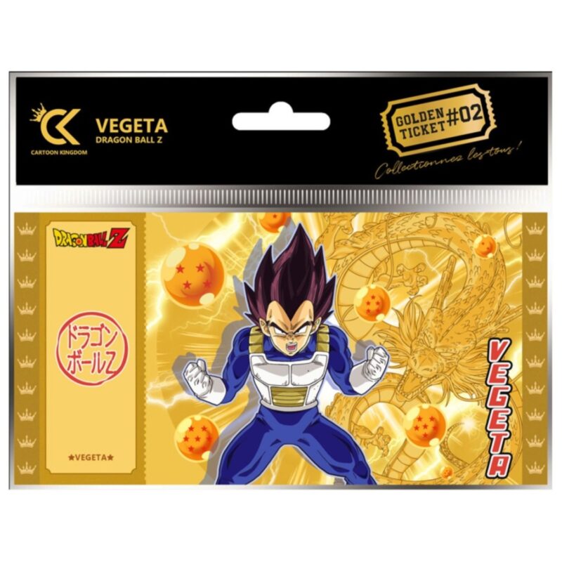 Golden Ticket Vegeta – Dragon Ball Z – Cartoon Kingdom - Manga Story
