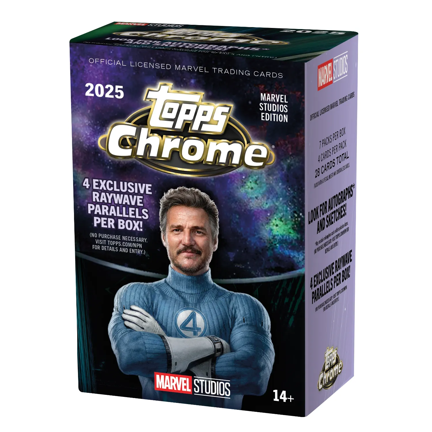 topps_marvel_studios_chrome_2025_value_box-01 Topps Marvel Studios Chrome 2025 - Value Box – Image 1