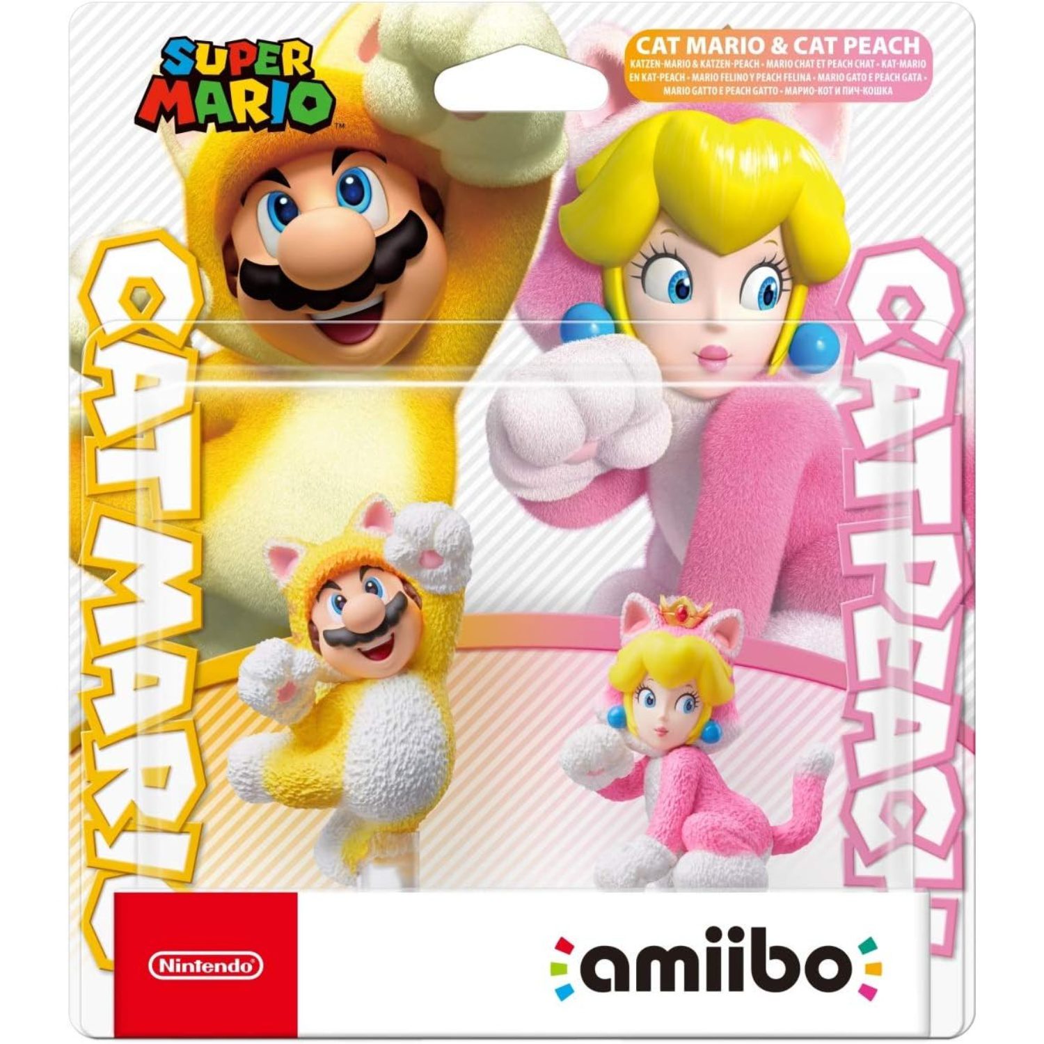 amiibo_cat_mario_cat_peach_super_mario_nintendo-01 Amiibo Cat Mario & Cat Peach - Super Mario - Nintendo – Image 1