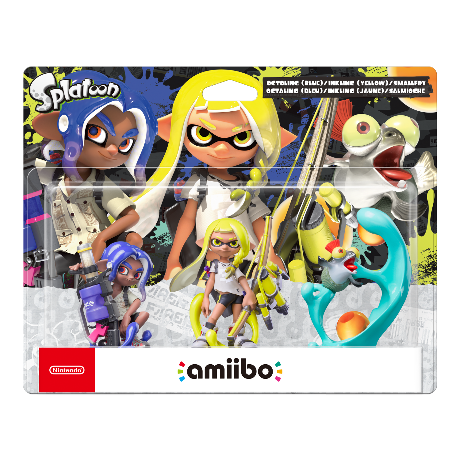 amiibo_splatoon_octaling_inkling_salmioche_splatoon_nintendo-01 Amiibo Splatoon Octaling + Inkling + Salmioche - Splatoon - Nintendo – Image 1