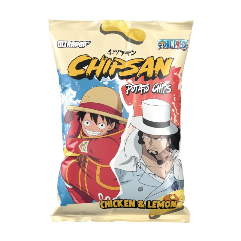 CHIPSAN – Chips Poulet & Citron (Luffy vs Lucci) – One Piece – Ultra Pop - Manga Story