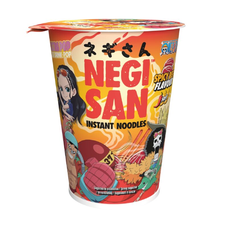 NEGISAN – Cup Noodles Spicy Beef (Robin / Brook / Franky) – One Piece – Ultra Pop - Manga Story
